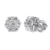 14K White Gold Prong Round Diamond Clusters Earrings 1.2ct Studs 2 14K White Gold Prong Round Diamond Clusters Earrings 1.2ct Studs -Outlet Radiant Bijou Store 14k gold prong round diamond clusters earrings 12ct studs wh
