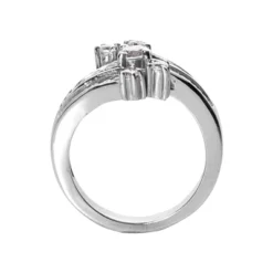 14K White Gold Right Hand Diamond Ladies Ring 0.79ct -Outlet Radiant Bijou Store 14k gold right hand diamond ladies ring 079ct p 29801 back white