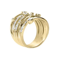 14K White Gold Right Hand Diamond Ladies Ring 1.23ct -Outlet Radiant Bijou Store 14k gold right hand diamond ladies ring 123ct p 29736 back yellow