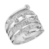 14K White Gold Right Hand Diamond Ladies Ring 1.23ct -Outlet Radiant Bijou Store 14k gold right hand diamond ladies ring 123ct p 29736 white