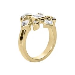 14K White Gold Right Hand Diamond Ring 1.20ct -Outlet Radiant Bijou Store 14k gold right hand diamond ring 120ct p 29751 back yellow