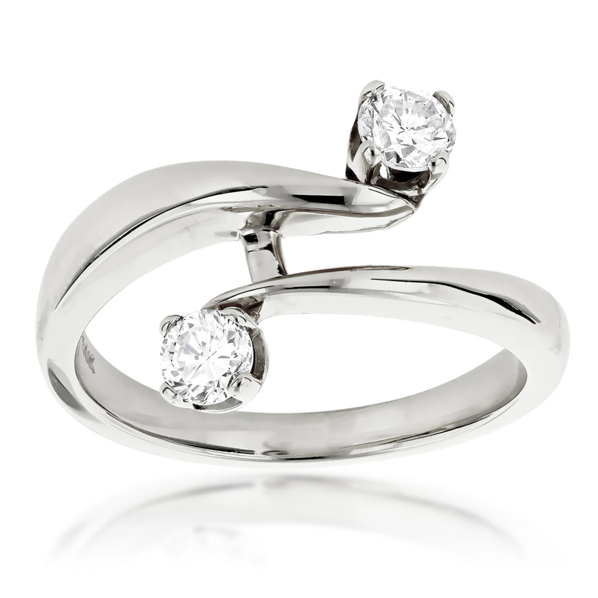 14K Yellow Gold Right Hand Ladies Diamond Ring 0.50ct 4 14K Yellow Gold Right Hand Ladies Diamond Ring 0.50ct - Image 2