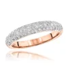 Thin 14K Rose Gold Round Cut Pave Diamond Band 0.75 Carat -Outlet Radiant Bijou Store 14k gold round cut pave diamond band 1 carat p 5746 ro