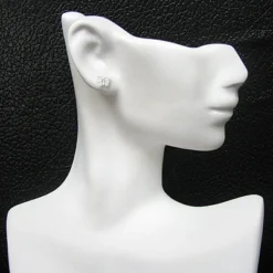 14K White Gold Round Diamond Butterfly Earrings For Women 0.50ct -Outlet Radiant Bijou Store 14k gold round diamond butterfly earrings 050ct p 6405bod