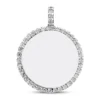 14K White Gold Round Diamond Circle Pendant 0.40ct -Outlet Radiant Bijou Store 14k gold round diamond circle pendant 040ct p 27301 white 20220426