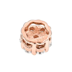 14K White Gold Round Diamond Cluster Pendant For Women 0.5ct -Outlet Radiant Bijou Store 14k gold round diamond cluster pendant 049ct p 27349 backro