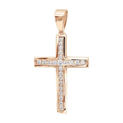 14K White Gold Round Diamond Cross Necklace 1.36ct -Outlet Radiant Bijou Store 14k gold round diamond cross necklace 136ct p 26526 ro