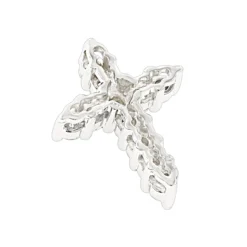 14K White Gold Round Diamond Cross Pendant For Men And Women 0.55ct 11 14K White Gold Round Diamond Cross Pendant For Men And Women 0.55ct -Outlet Radiant Bijou Store 14k gold round diamond cross pendant 055ct p 26506 backwh