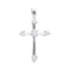 14K White Gold Round Diamond Cross Pendant 0.73ct -Outlet Radiant Bijou Store 14k gold round diamond cross pendant 073ct p 26553 wh