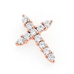 14K White Gold Round Diamond Cross Pendant 1.32ct 17.5mm -Outlet Radiant Bijou Store 14k gold round diamond cross pendant 132ct p 26508 ro