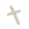 14K Yellow Gold Round Diamond Cross Pendant 3.30ct -Outlet Radiant Bijou Store 14k gold round diamond cross pendant 330ct p 26505 ye