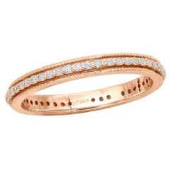 Thin 14K White Gold Round Diamond Eternity Band 0.38ct -Outlet Radiant Bijou Store 14k gold round diamond eternity band 038ct p 24856 ro