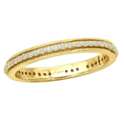 Thin 14K White Gold Round Diamond Eternity Band 0.38ct -Outlet Radiant Bijou Store 14k gold round diamond eternity band 038ct p 24856 ye