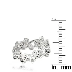 14K White Gold Round Diamond Eternity Band 0.48ct -Outlet Radiant Bijou Store 14k gold round diamond eternity band 048ct p 24857 rulerwh