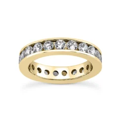 Thin 14K White Gold Round Diamond Eternity Band 1.25ct -Outlet Radiant Bijou Store 14k gold round diamond eternity band 125ct p 24813 yellow 20220426