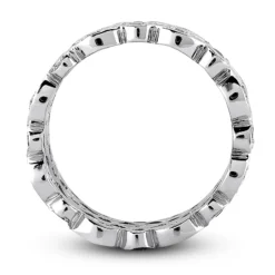 14K White Gold Round Diamond Eternity Band 1.68ct -Outlet Radiant Bijou Store 14k gold round diamond eternity band 168ct p 35196 additional white