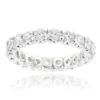 Thin 14K White Gold Round Diamond Eternity Band 2.10ct -Outlet Radiant Bijou Store 14k gold round diamond eternity band 210ct p 24811 wh