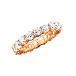 14K White Gold Round Diamond Eternity Band 3.40ct 4.1mm -Outlet Radiant Bijou Store 14k gold round diamond eternity band 340ct p 24821 ro
