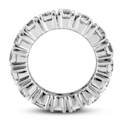 14K White Gold Round Diamond Eternity Band 5.60ct -Outlet Radiant Bijou Store 14k gold round diamond eternity band 560ct p 24822 additional white