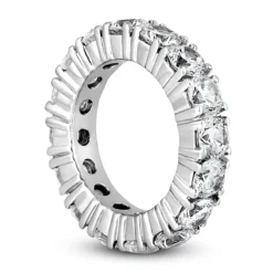 14K White Gold Round Diamond Eternity Band 5.60ct -Outlet Radiant Bijou Store 14k gold round diamond eternity band 560ct p 24822 back white 20220426