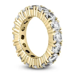 14K White Gold Round Diamond Eternity Band 5.60ct -Outlet Radiant Bijou Store 14k gold round diamond eternity band 560ct p 24822 yellow 20220426