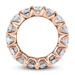 14K White Gold Round Diamond Eternity Band 6.75ct -Outlet Radiant Bijou Store 14k gold round diamond eternity band 675ct p 24826 additional rose