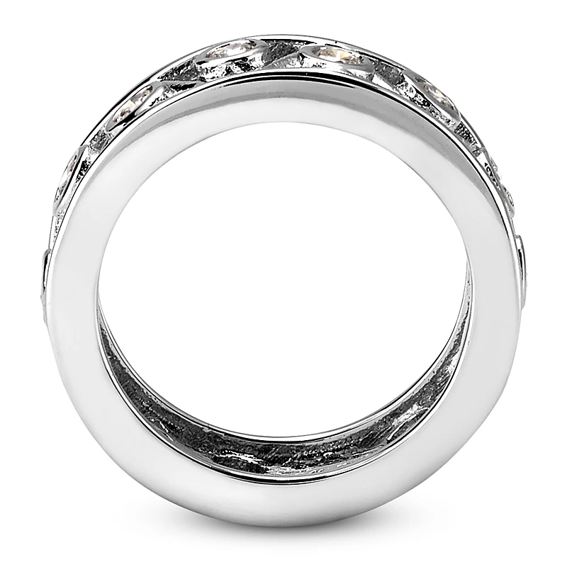 14K White Gold Round Diamond Eternity Ring 0.70ct 11 14K White Gold Round Diamond Eternity Ring 0.70ct - Image 9