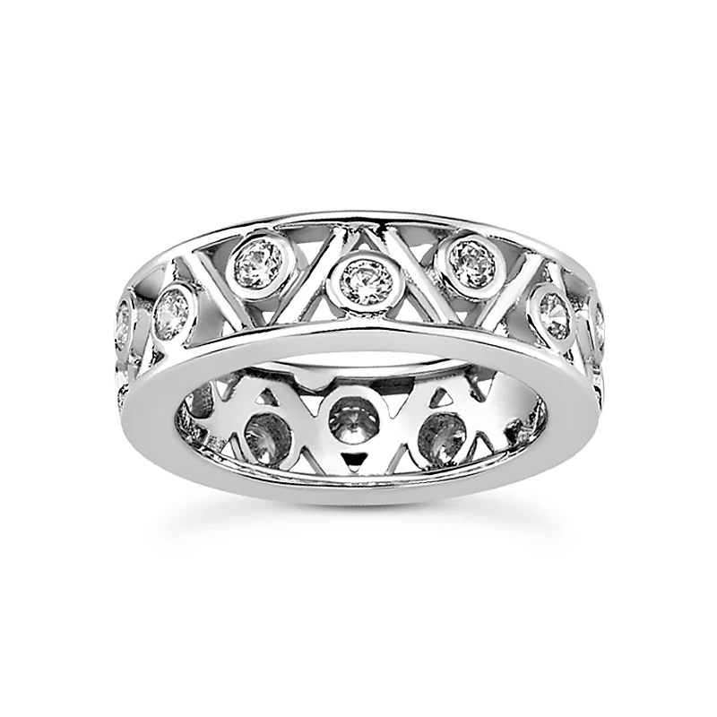 14K White Gold Round Diamond Eternity Ring 0.70ct 3 14K White Gold Round Diamond Eternity Ring 0.70ct