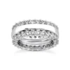 14K White Gold Round Diamond Eternity Ring 1.86ct -Outlet Radiant Bijou Store 14k gold round diamond eternity ring 186ct p 24845 white 20220426