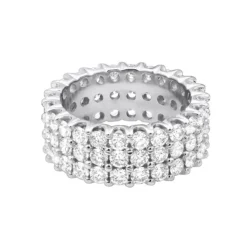 14K White Gold Round Diamond Eternity Ring 4.83ct -Outlet Radiant Bijou Store 14k gold round diamond eternity ring 483ct p 24844 backwh