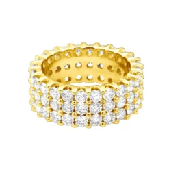 14K White Gold Round Diamond Eternity Ring 4.83ct -Outlet Radiant Bijou Store 14k gold round diamond eternity ring 483ct p 24844 backye