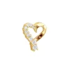 14K Yellow Gold Round Diamond Floating Heart Pendant 0.25ct -Outlet Radiant Bijou Store 14k gold round diamond floating heart pendant 025ct p 27715 ye 20191215