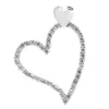 14K White Gold Round Diamond Floating Heart Pendant 0.74ct -Outlet Radiant Bijou Store 14k gold round diamond floating heart pendant 074ct p 27702 white 20220426