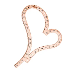 Large Open Hearts: 14K Rose Gold Round Diamond Floating Heart Pendant 4.84ct 11 Large Open Hearts: 14K Rose Gold Round Diamond Floating Heart Pendant 4.84ct -Outlet Radiant Bijou Store 14k gold round diamond floating heart pendant 484ct p 5886 backro
