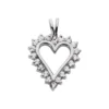 14K White Gold Round Diamond Heart Necklace 0.70ct -Outlet Radiant Bijou Store 14k gold round diamond heart necklace 070ct p 27744 white 20220426