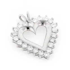 14K Yellow Gold Round Diamond Heart Necklace 2.64ct -Outlet Radiant Bijou Store 14k gold round diamond heart necklace 264ct p 27747 wh