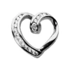 14K White Gold Round Diamond Heart Pendant 0.58ct -Outlet Radiant Bijou Store 14k gold round diamond heart pendant 058ct p 27804 white 20220426