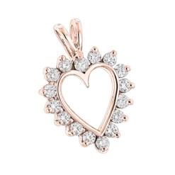14K White Gold Round Diamond Heart Pendant 0.64ct 16mm -Outlet Radiant Bijou Store 14k gold round diamond heart pendant 064ct p 27831 ro