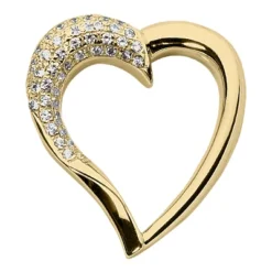 Designer 14K White Gold Round 0.72ct Diamond Heart Pendant -Outlet Radiant Bijou Store 14k gold round diamond heart pendant 072ct p 27772 yellow 20220426