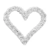 14K White Gold Round Diamond Heart Pendant 1.68ct -Outlet Radiant Bijou Store 14k gold round diamond heart pendant 168ct p 27691 wh