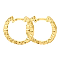 14K Yellow Gold Round Diamond Hoop Huggie Earrings 0.16ct 14 14K Yellow Gold Round Diamond Hoop Huggie Earrings 0.16ct -Outlet Radiant Bijou Store 14k gold round diamond hoop huggie earrings 016ct p 6827 backye