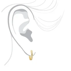 14K Yellow Gold Round Diamond Hoop Huggie Earrings 0.16ct 16 14K Yellow Gold Round Diamond Hoop Huggie Earrings 0.16ct -Outlet Radiant Bijou Store 14k gold round diamond hoop huggie earrings 016ct p 6827 bodye