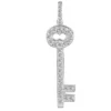 14K White Gold Round Diamond Key Pendant 0.38ct 9.8mm -Outlet Radiant Bijou Store 14k gold round diamond key pendant 038ct p 30615 white 20220420 20220426