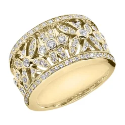 14K White Gold Round Diamond Ladies Ring 0.80ct 13.1mm -Outlet Radiant Bijou Store 14k gold round diamond ladies ring 080ct p 29698 yellow