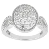14K White Gold Round Diamond Ladies Ring 1.65ct 6.6mm -Outlet Radiant Bijou Store 14k gold round diamond ladies ring 165ct p 29217 white