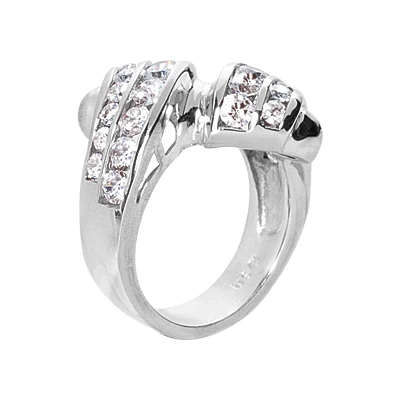14K White Gold Round Diamond Ladies Ring 1.96ct 5 14K White Gold Round Diamond Ladies Ring 1.96ct - Image 3