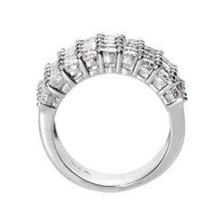 14K White Gold Round Diamond Ladies Ring 4.50ct -Outlet Radiant Bijou Store 14k gold round diamond ladies ring 450ct p 29648 back white