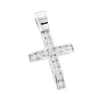 14K White Gold Round Diamond Mini Cross Pendant 0.85ct -Outlet Radiant Bijou Store 14k gold round diamond mini cross pendant 085ct p 6571 wh
