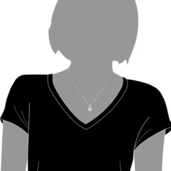 14K White Gold Round Diamond Pave Heart Pendant 0.50ct 3/8in (10mm) -Outlet Radiant Bijou Store 14k gold round diamond pave heart pendant 050ct p 27697 bodwh