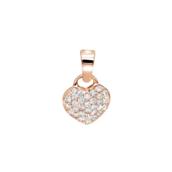 14K White Gold Round Diamond Pave Heart Pendant 0.50ct 3/8in (10mm) -Outlet Radiant Bijou Store 14k gold round diamond pave heart pendant 050ct p 27697 ro